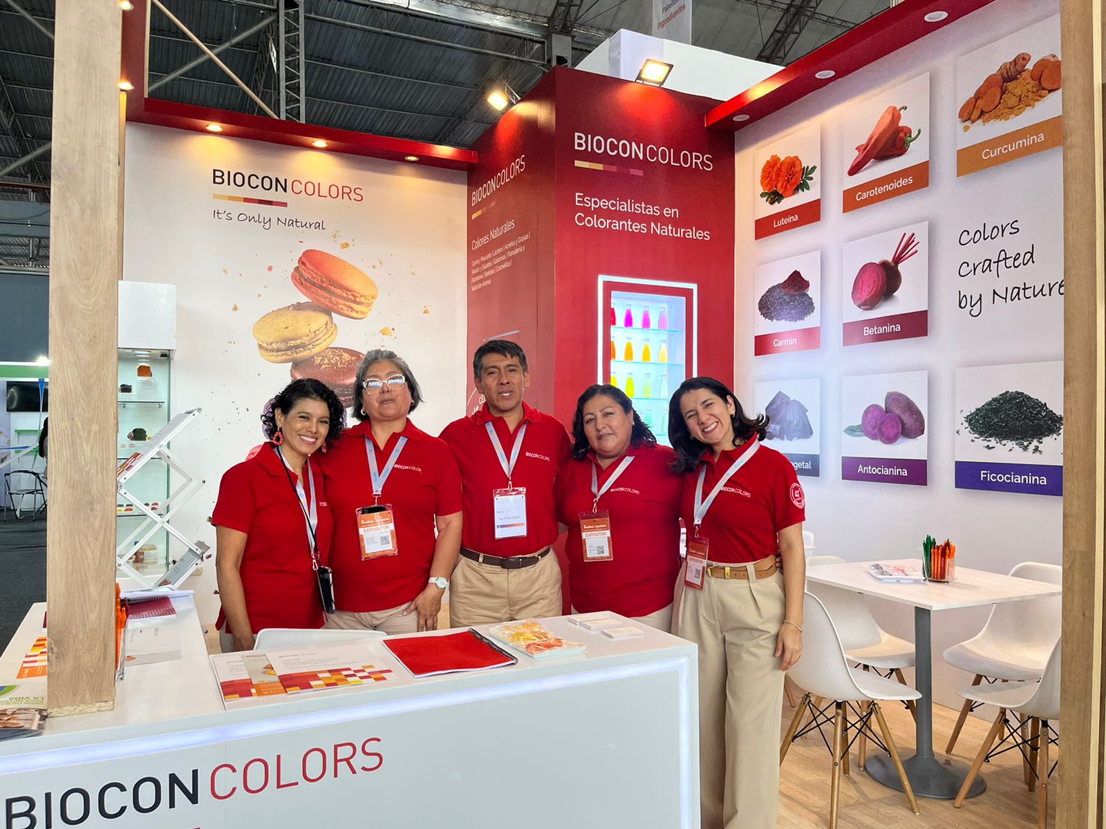 BioconColors LATAM Team Expo-Ingredients Fair Lima Peru